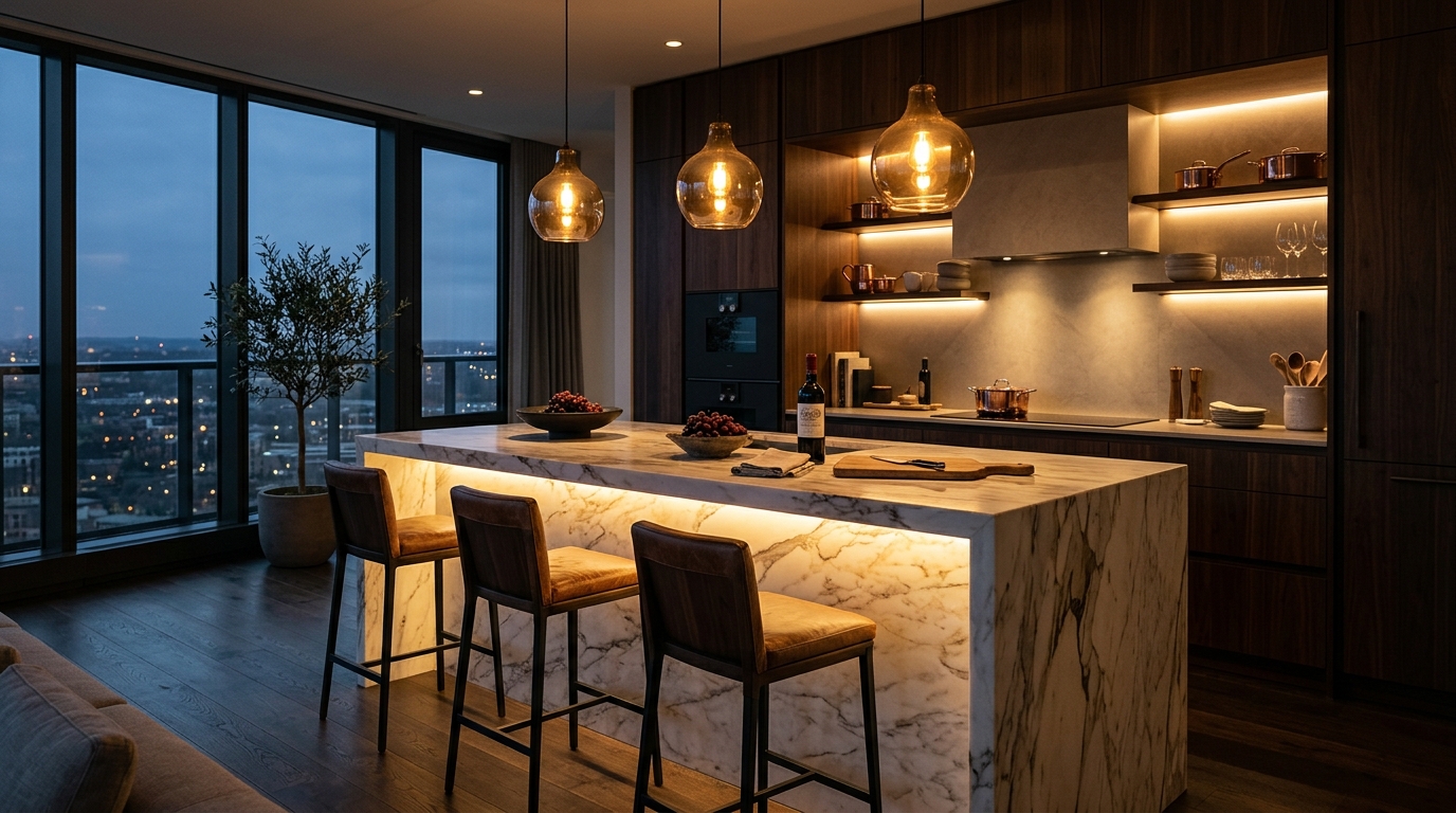 Somaura Evening Kitchen Architecture